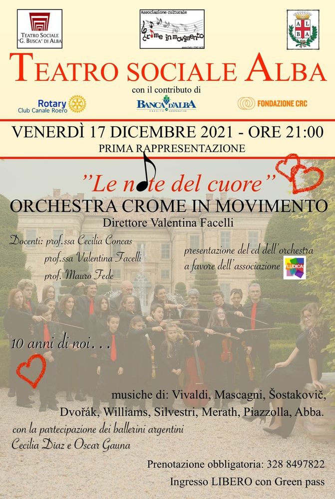 Appuntamento il 17 dicembre per un fine benefico importante