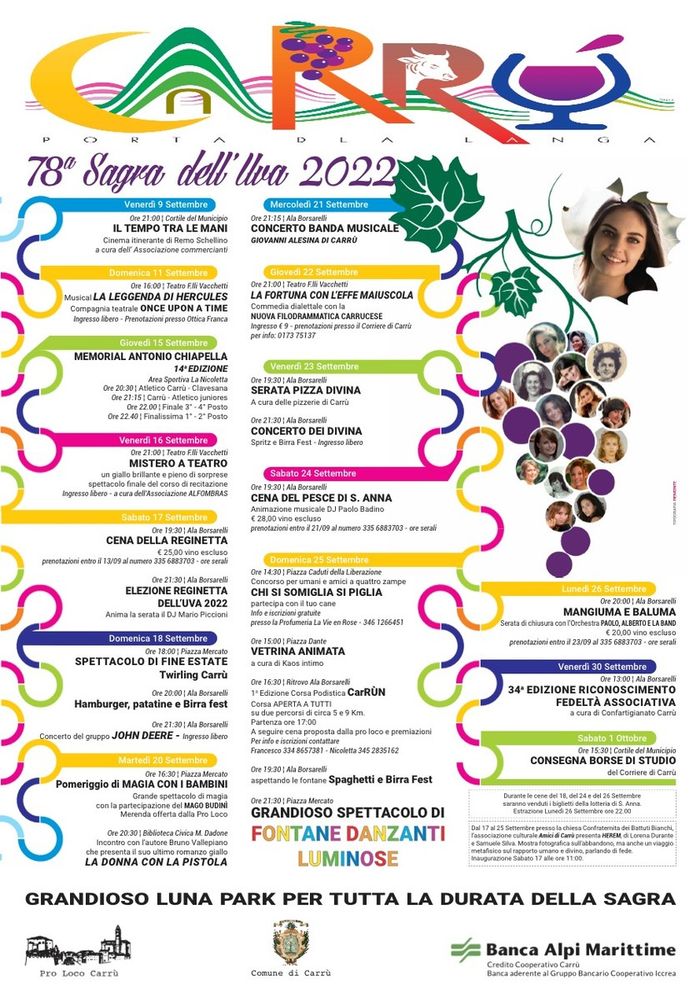 Una delle scorse edizioni della sagra dell'uva