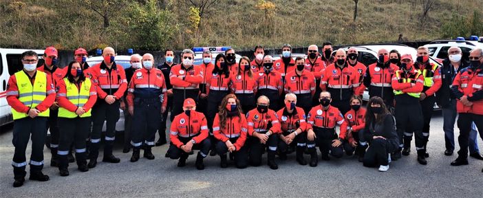 I volontari dell'Associazione Nazionale Carabinieri