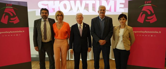 Il nuovo Consiglio d'Amministrazione della Lega Volley Femminile della quale fa parte anche Diego Borgna (Foto Lega Volley Femminile)