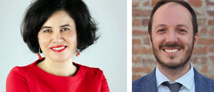 Francesco Hellmann e Marta Giovannini