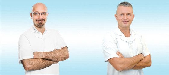 Gli osteopati Fabio Ratto e Massimo Grasso Gli osteopati Fabio Ratto e Massimo Grasso