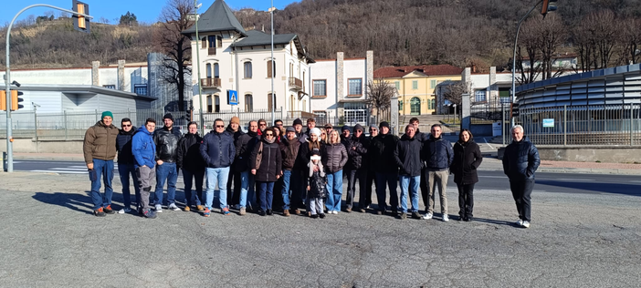 Oggi a Cinzano si sono fermati gli operai e impiegati della manutenzione