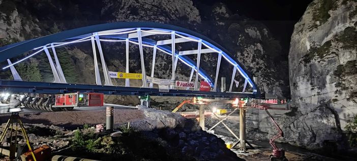 Tenda: installato 'Kaìros', uno dei due nuovi ponti della SS20