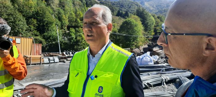 L'ingegner Nicola Prisco, commissario straordinario di Governo per la Statale 20 del Colle di Tenda