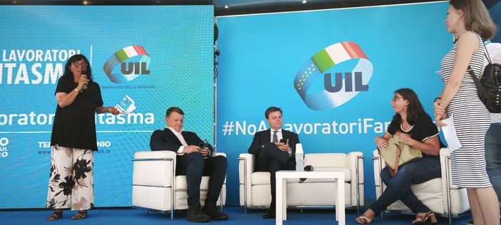 Il segretario generale di Uil, Pierpaolo Bombardieri