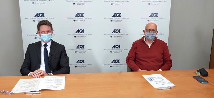 Da sinistra il direttore Aca Fabrizio Pace e il responsabile dell'Asl Cn2 Massimo Veglio