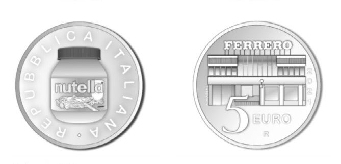 Una moneta da 5 euro per la Nutella Una moneta da 5 euro per la Nutella
