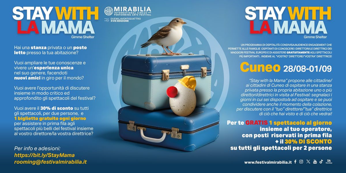 Torna al Mirabilia Festival il progetto "Stay with la Mama": l’ospitalità condivisa che coinvolge il territorio