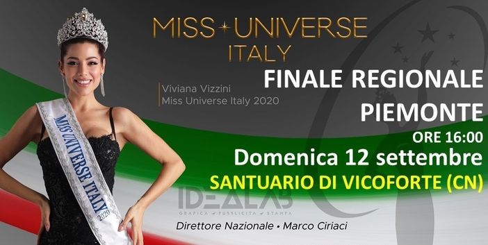 A Vicoforte la finale di Miss Universe Piemonte