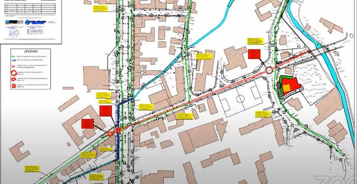 Il progetto dello scolmatore presentato dall'assessore Massimo Reggio durante il consiglio comunale