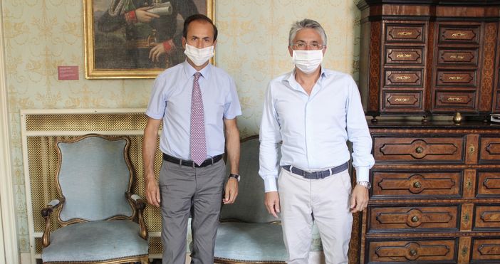 Il sindaco Bo col presidente di Apro Gionni Marengo
