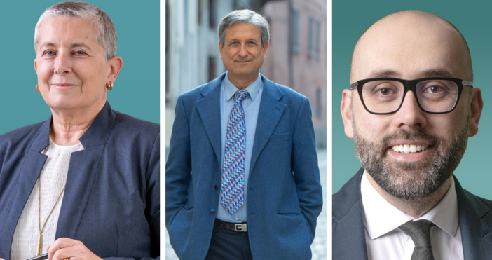 Da sinistra a destra: Patrizia Manassero (sindaca di Cuneo), Antonello Portera (sindaco di Savigliano), Luca Robaldo (sindaco di Mondovì e presidente della Provincia)