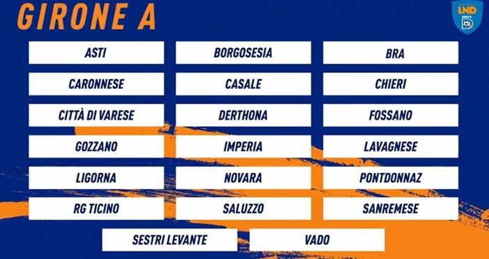 Calcio Serie D, ecco i gironi! Tutte le avversarie di Bra, Fossano e Saluzzo Calcio Serie D, ecco i gironi! Tutte le avversarie di Bra, Fossano e Saluzzo