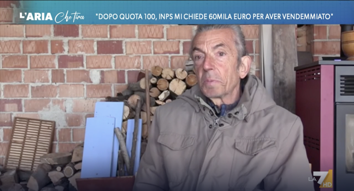 Il signor Romano Gaiero a La7 Il signor Romano Gaiero a La7