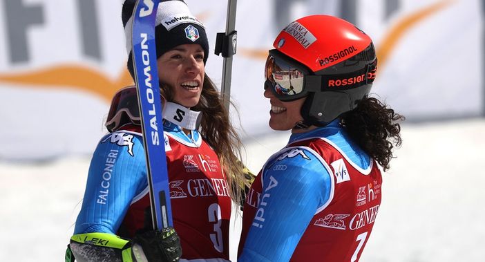 Marta Bassino e Federica Brignone (foto fisi)