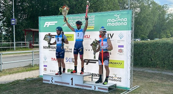 Skiroll, Coppa del mondo: Emanuele Becchis domina in Lettonia, sua la 200 metri sprint