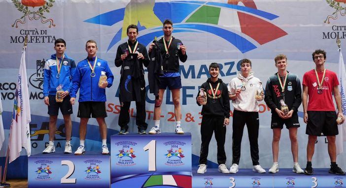Tennistavolo: buone prove del mantese Giacomo Izzo ai campionati assoluti