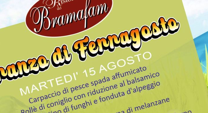 Il pranzo di Ferragosto più gustoso è al Ristorante del Bramafam a Revello