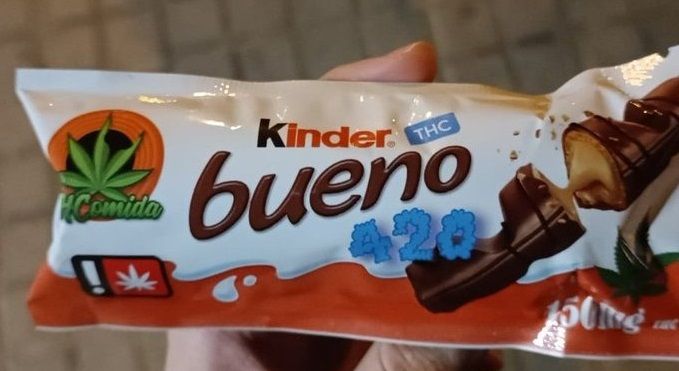 Lo snack alla marijuana, replica illegale del celebre prodotto Kinder