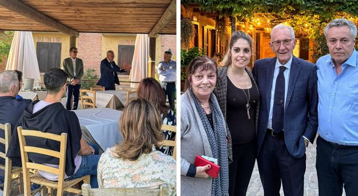 Il Candidato Ghisolfi come un treno di paese in mercato