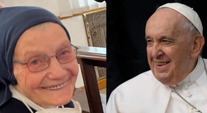 Suor Vincenza e Papa Francesco
