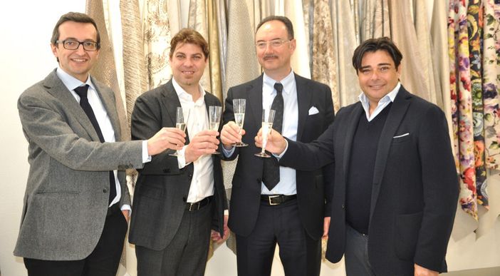 Da sinistra Giuseppe Lano, Giuseppe Miroglio, Luca Drocco e Giuseppe Bernocco