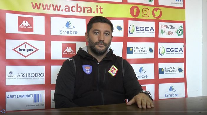 Calcio Serie D, mister Floris nel post Bra-Chieri: "Rosa un po' corta, assenze ed inesperienza hanno pesato sulla gestione della partita" (VIDEO)