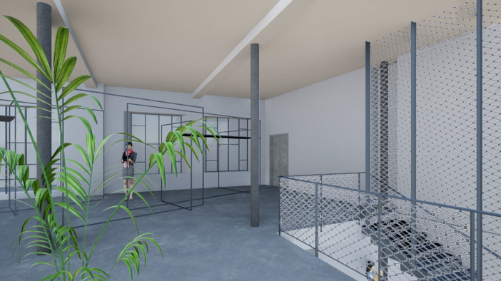 Il rendering di una parte del progetto Il rendering di una parte del progetto