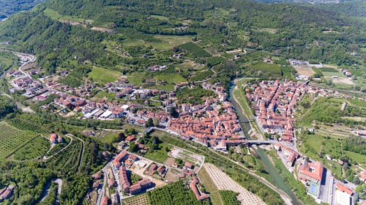 Una veduta di Cortemilia