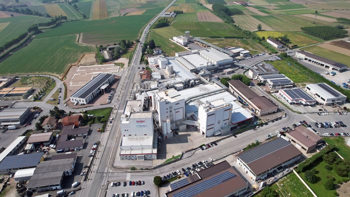 Il complesso produttivo di Inalpi a Moretta