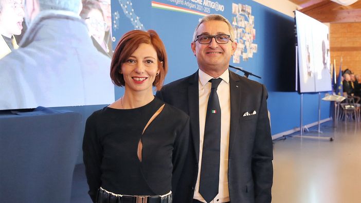 Il presidente e la vicepresidente uscenti, Luca Crosetto e Daniela Balestra Il presidente e la vicepresidente uscenti, Luca Crosetto e Daniela Balestra