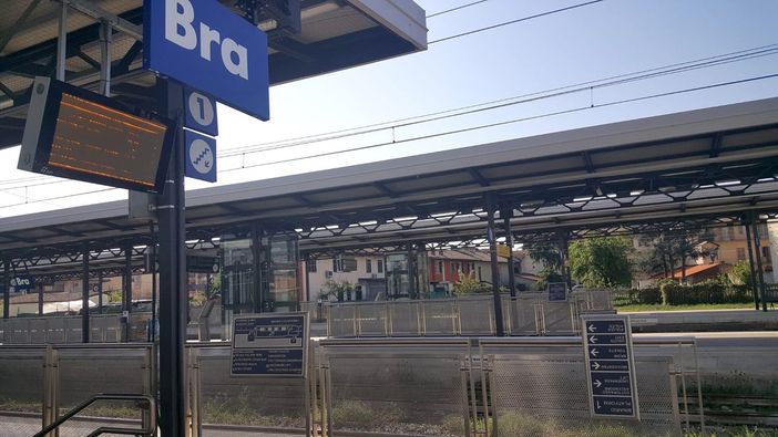 La stazione ferroviaria di Bra