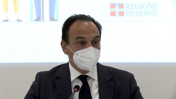 Il governatore Cirio