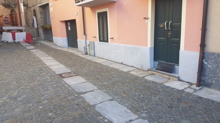 I lavori ultimati nel centro storico