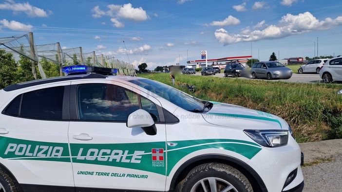 Auto contro moto tra Marene e Savigliano, traffico in tilt