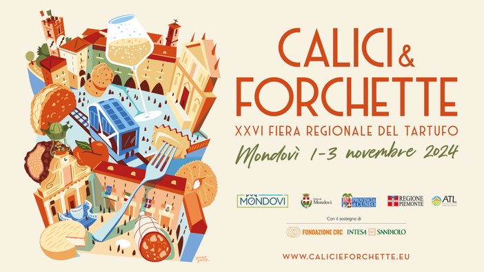 Mondovì si prepara per la seconda edizione di "Calici e Forchette"