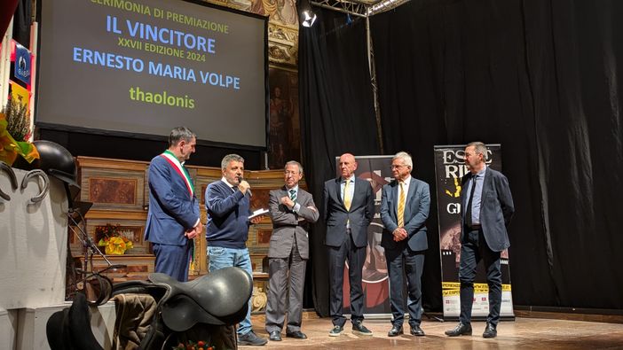 Ernesto Maria Volpe si è aggiudicato il “Segnalibro d'oro” 2024