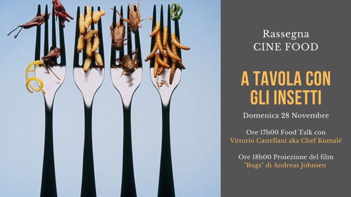 Entomofagia: a tavola con gli insetti e Chef Kumalè
