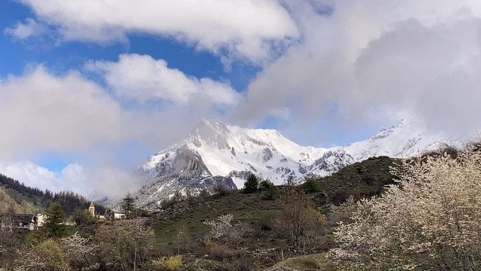 Il risveglio di oggi in zona Argentera dopo il maltempo degli ultimi giorni