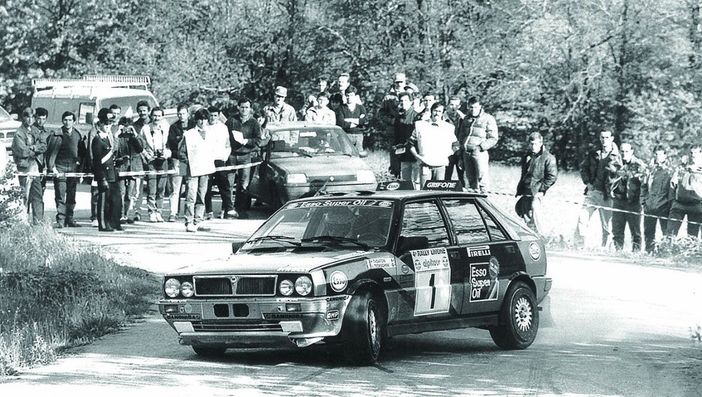 Un’immagine d’archivio del rally di Limone Piemonte