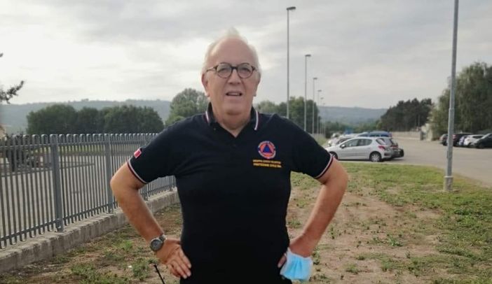 Efisio Rinaldi, storico volontario della Protezione civile