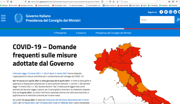 Zona rossa: sparita dalle FAQ la possibilità di spostamento per chi vive in un piccolo comune