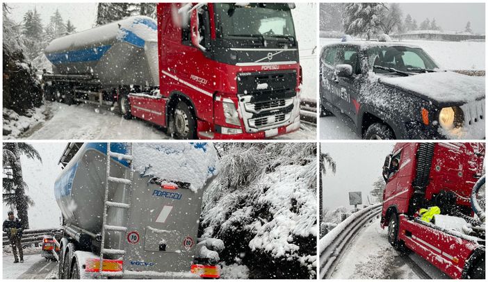 "Il mio camion in regola è stato autorizzato a passare su una strada non pulita da neve"