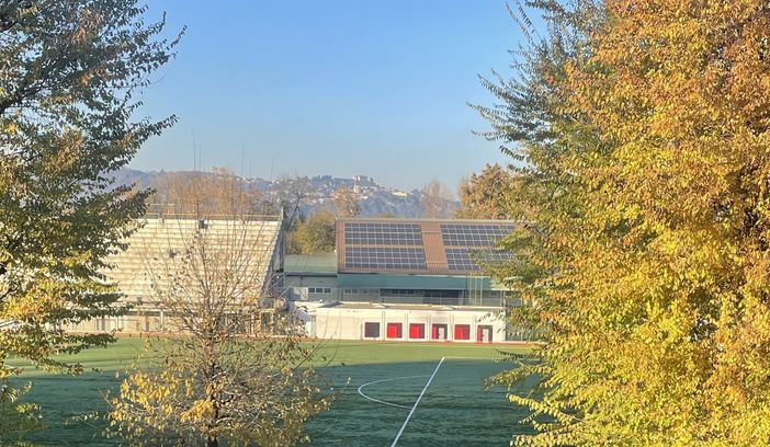 Gli spogliatori dello stadio Coppino - Foto Comune di Alba Gli spogliatori dello stadio Coppino - Foto Comune di Alba
