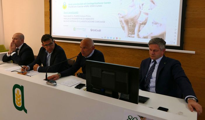 L’incontro in Confagricoltura a Cuneo con il presidente della FNP Suinicola, Rudy Milani, di qualche settimana fa L’incontro in Confagricoltura a Cuneo con il presidente della FNP Suinicola, Rudy Milani, di qualche settimana fa