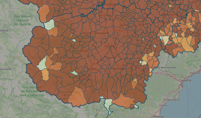 In provincia di Cuneo restano otto comuni senza Covid, ma l'incidenza è stabile