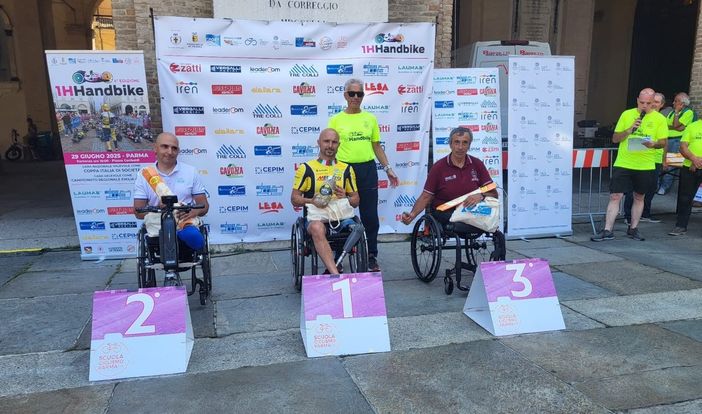 Handbike: Polisportiva P.A.S.S.O. sugli scudi a Parma Handbike: Polisportiva P.A.S.S.O. sugli scudi a Parma