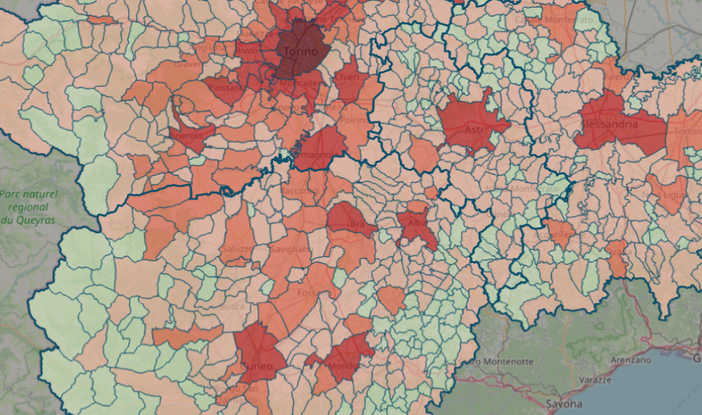 Alba peggiore in provincia per numero di casi, raddoppiati negli ultimi sette giorni