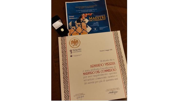 L’imprenditore braidese Armando Verrua nominato “Maestro del Commercio”